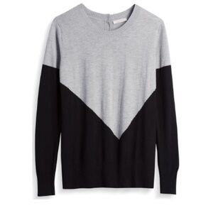 41 Hawthorn Presley Colorblock Button-Back Sweater